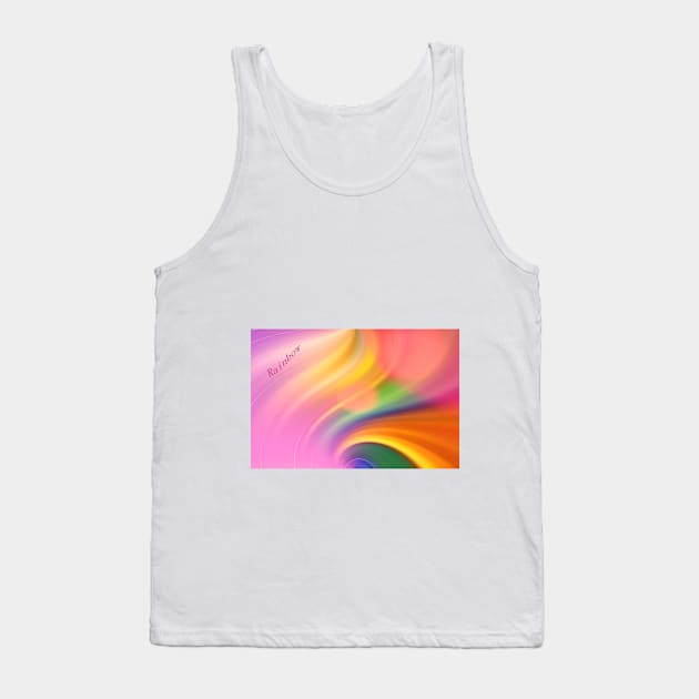 rainbow Tank Top by amandeepkour